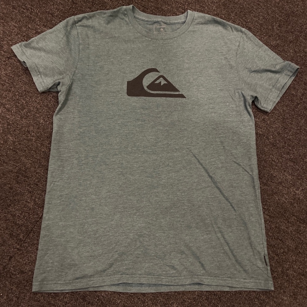 Mens Quicksilver Logo crew neck short sleeve T Shirt